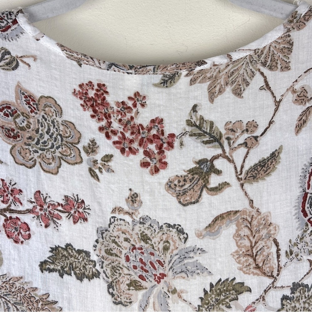 Umgee | Boho Beachy Crocheted Lace Floral Sleeveless Babydoll Mini Dress | L - Picture 5 of 9